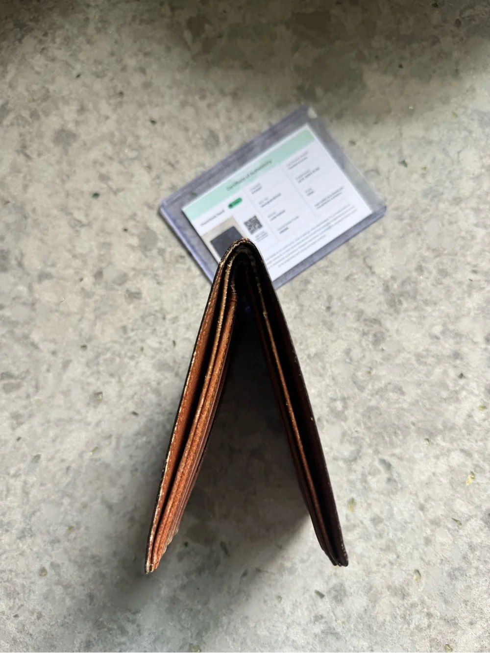 Louis Vuitton Monogram Bifold Wallet with  Certificate of Authenticity